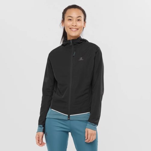 Black Salomon Light Women's Shell Jackets | IE DS7106